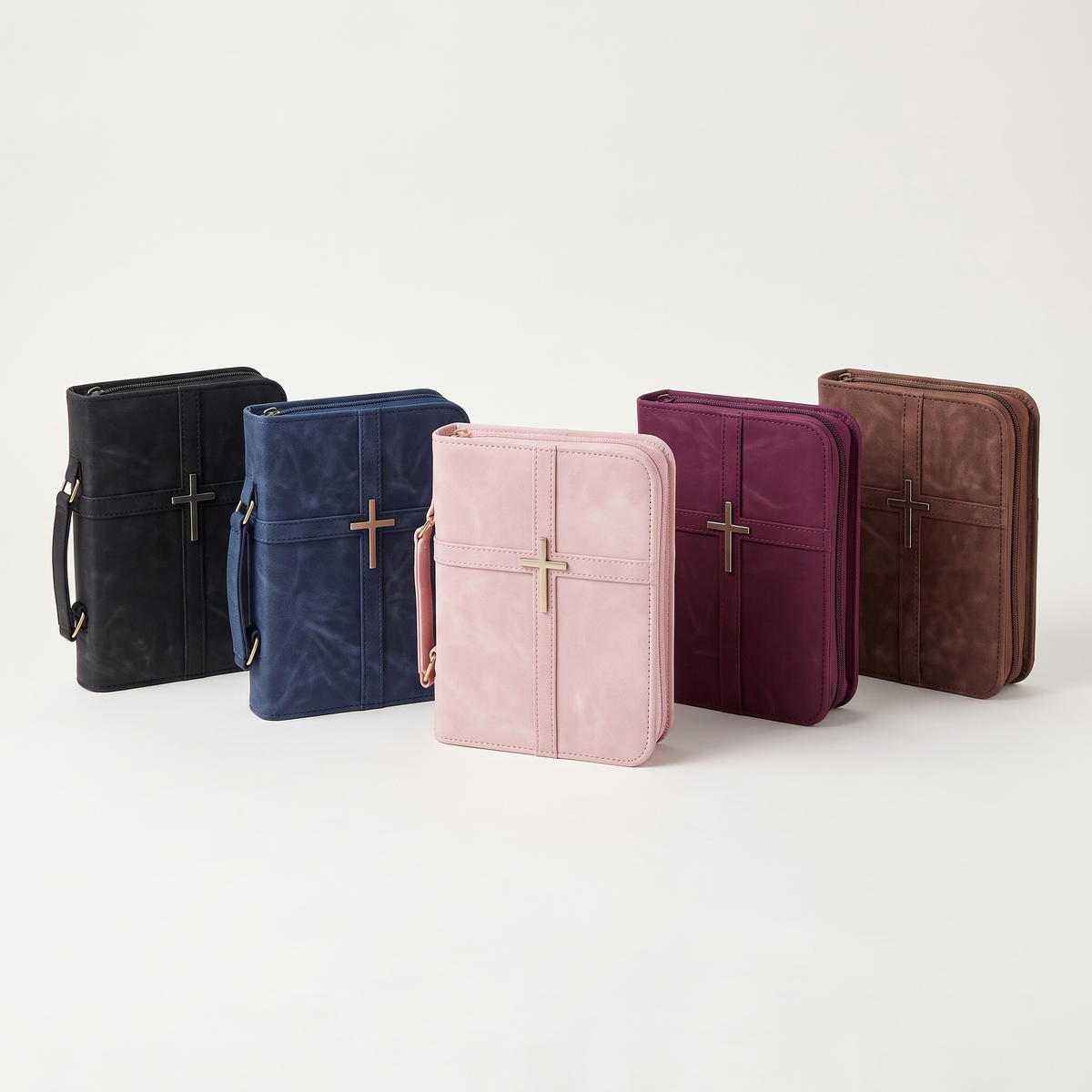 Faith Keeper Bible Case five color lineup
